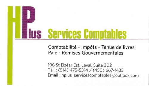 HPlus Services Comptables à Laval